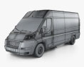 Ram ProMaster Cargo Van L4H2 2022 3D-Modell wire render