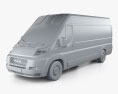 Ram ProMaster Cargo Van L4H2 2022 3D-Modell clay render