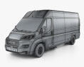 Ram ProMaster Cargo Van L4H2 2024 3D-Modell wire render