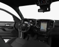 Dodge Ram 1500 Quad Cab Big Horn 6-foot 4-inch Box with HQ interior 2019 Modello 3D dashboard