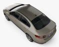 Renault Fluence 2010 3D модель top view