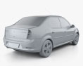 Renault Logan 轿车 2013 3D模型