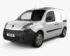 3D model of Renault Kangoo Van 2 Side Doors 2014