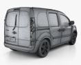 Renault Kangoo Van 2 Side Doors Glazed 2014 Modelo 3d