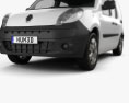 Renault Kangoo Van 2 Side Doors Glazed 2014 Modèle 3d