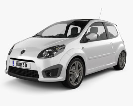 3D model of Renault Twingo RS 2012
