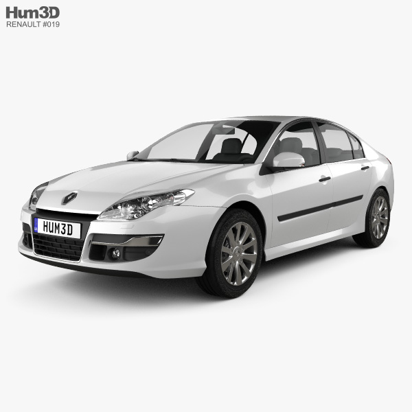 Renault Laguna 2014 3D 모델 
