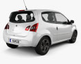 Renault Twingo 2013 3D 모델  back view