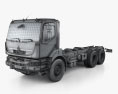 Renault Kerax Chassis 2013 Modello 3D wire render