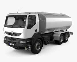 3D model of Renault Kerax Tanker Truck 2013
