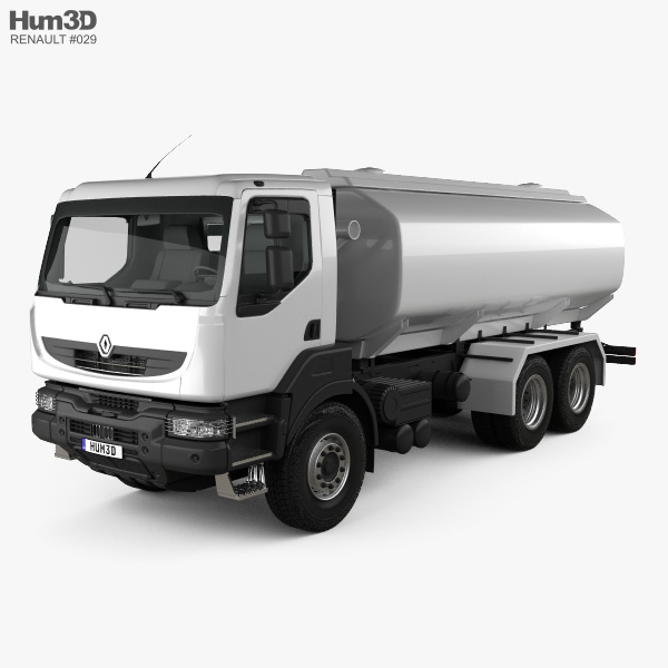 Renault Kerax Tanker Truck 2013 3D model