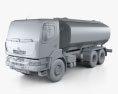 Renault Kerax Tanker Truck 2013 3d model clay render