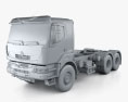 Renault Kerax 트랙터 트럭 2013 3D 모델  clay render