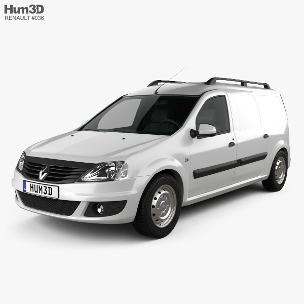Renault Logan Van 2013 3D模型