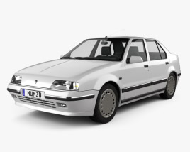 Renault 19 sedan 2000 3D model