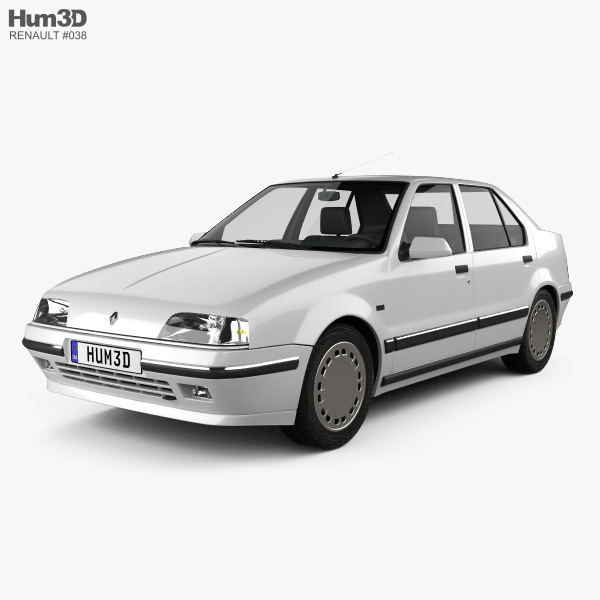 Renault 19 sedan 2000 3D model