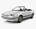 Renault 19 컨버터블 1988 3D 모델 