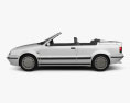 Renault 19 convertible 1988 3d model side view