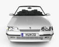 Renault 19 descapotable 1988 Modelo 3D vista frontal