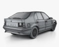 Renault 19 5 puertas hatchback 2000 Modelo 3D