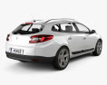 Renault Megane Estate 2013 3D модель back view
