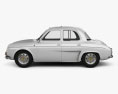 Renault Ondine (Dauphine) 1956-1967 3D-Modell Seitenansicht
