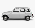 Renault 4 (R4) 해치백 1974 3D 모델  side view