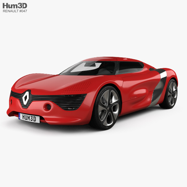 Renault DeZir 2015 3D-Modell