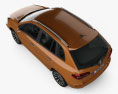 Renault Koleos 2014 3D-Modell Draufsicht
