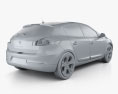 Renault Megane hatchback 2013 Modelo 3D