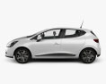 Renault Clio IV 2016 3D 모델  side view