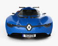 Renault Alpine A110-50 2014 3D模型 正面图