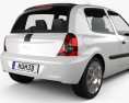 Renault Clio Mk2 3도어 2012 3D 모델 