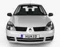 Renault Clio Mk2 3 porte 2012 Modello 3D vista frontale