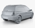 Renault Clio Mk2 3ドア 2012 3Dモデル