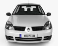 Renault Clio Mk2 5ドア 2012 3Dモデル front view