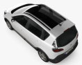 Renault Scenic XMOD 2016 Modello 3D vista dall'alto