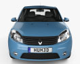 Renault Sandero 2012 3D模型 正面图
