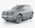Renault Duster (BR) 2013 3D-Modell clay render