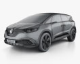 Renault Initiale Paris 2014 3D 모델  wire render