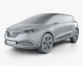 Renault Initiale Paris 2014 Modèle 3d clay render