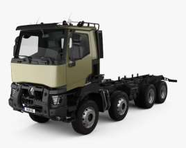 3D model of Renault K 430 Chassis Truck 2016