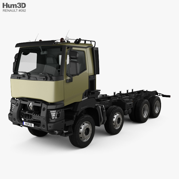 Renault K 430 Chassis Truck 2016 3D model