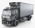 Renault Premium Distribution Refrigerator Truck 2014 3d model wire render
