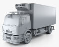 Renault Premium Distribution Refrigerator Truck 2014 3d model clay render
