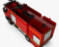 Renault Premium Lander 消防车 2011 3D模型 顶视图