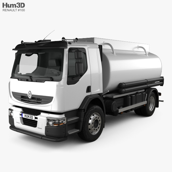 Renault Premium Lander Tanker Truck 2014 3D model
