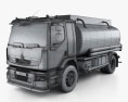 Renault Premium Lander Tanker Truck 2014 3d model wire render