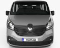 Renault Trafic 승객용 밴 2017 3D 모델  front view