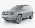 Renault Duster 2013 3D-Modell clay render